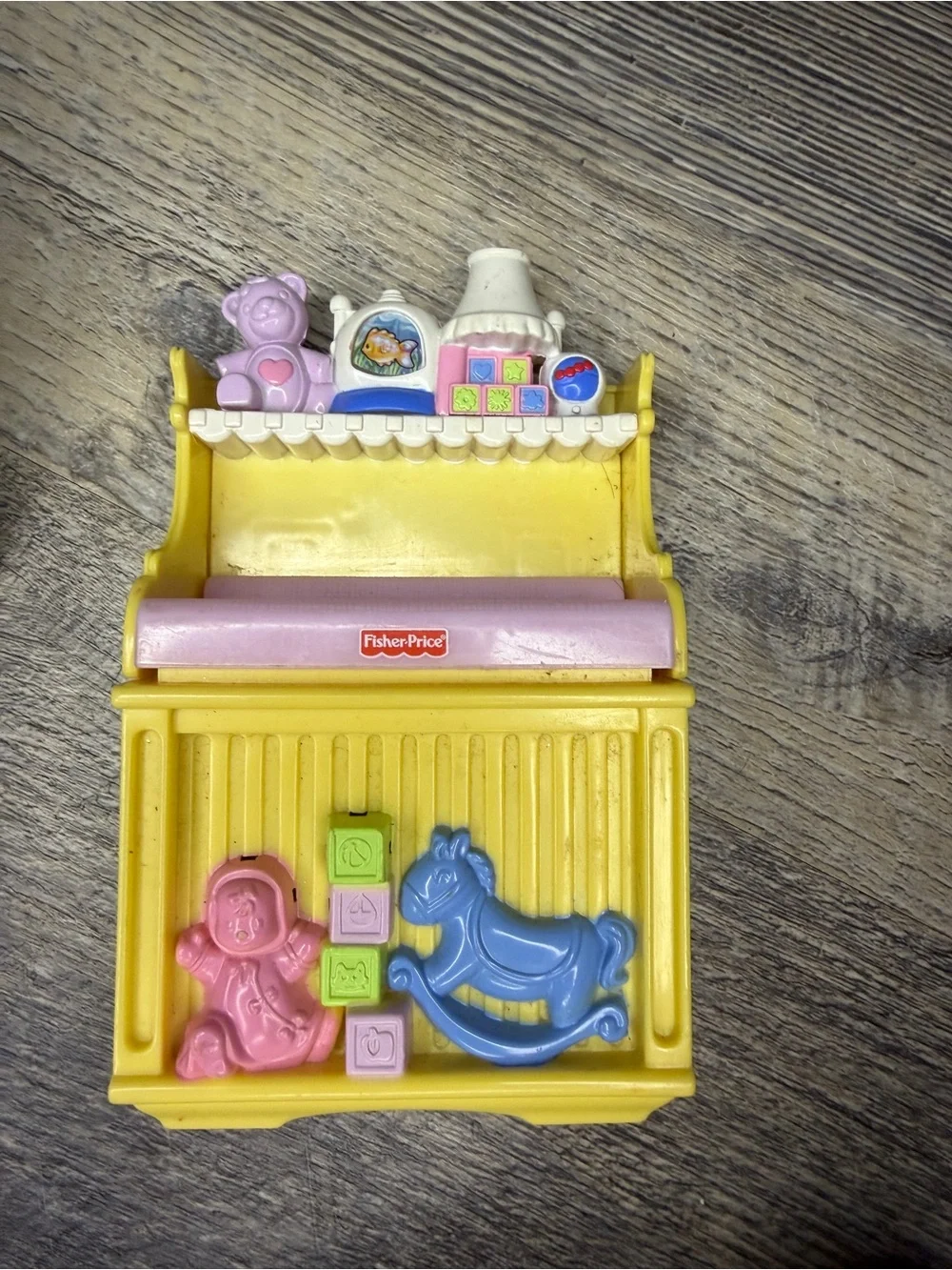 Fisher-Price Loving Family Nursery Changing Station Crib Playset Replacement